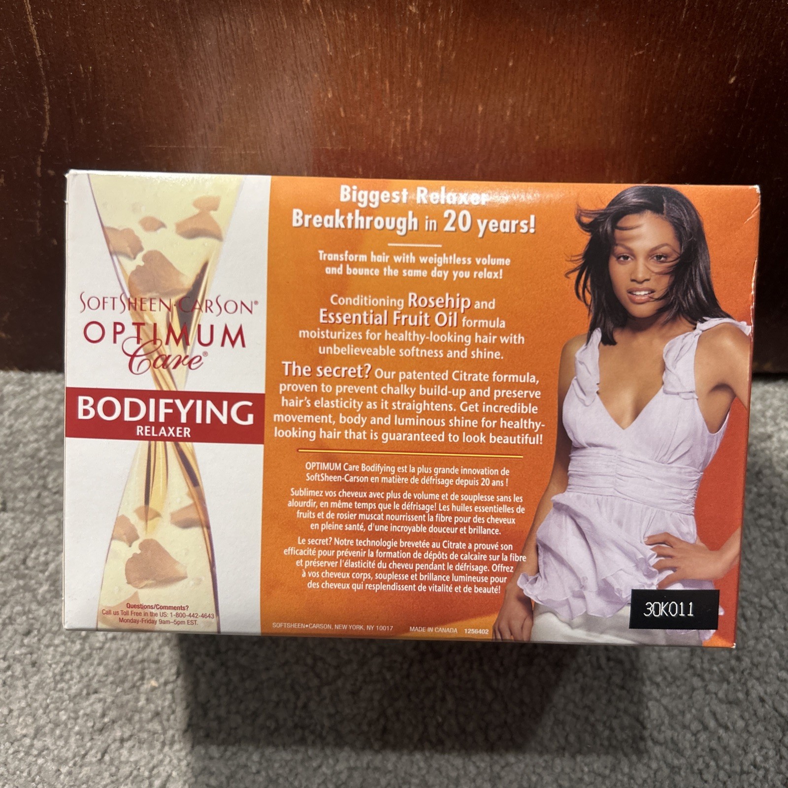 X3 Softsheen Carson Optimum Care Rosehip Bodifying No Lye Relaxer MILD – 1 App