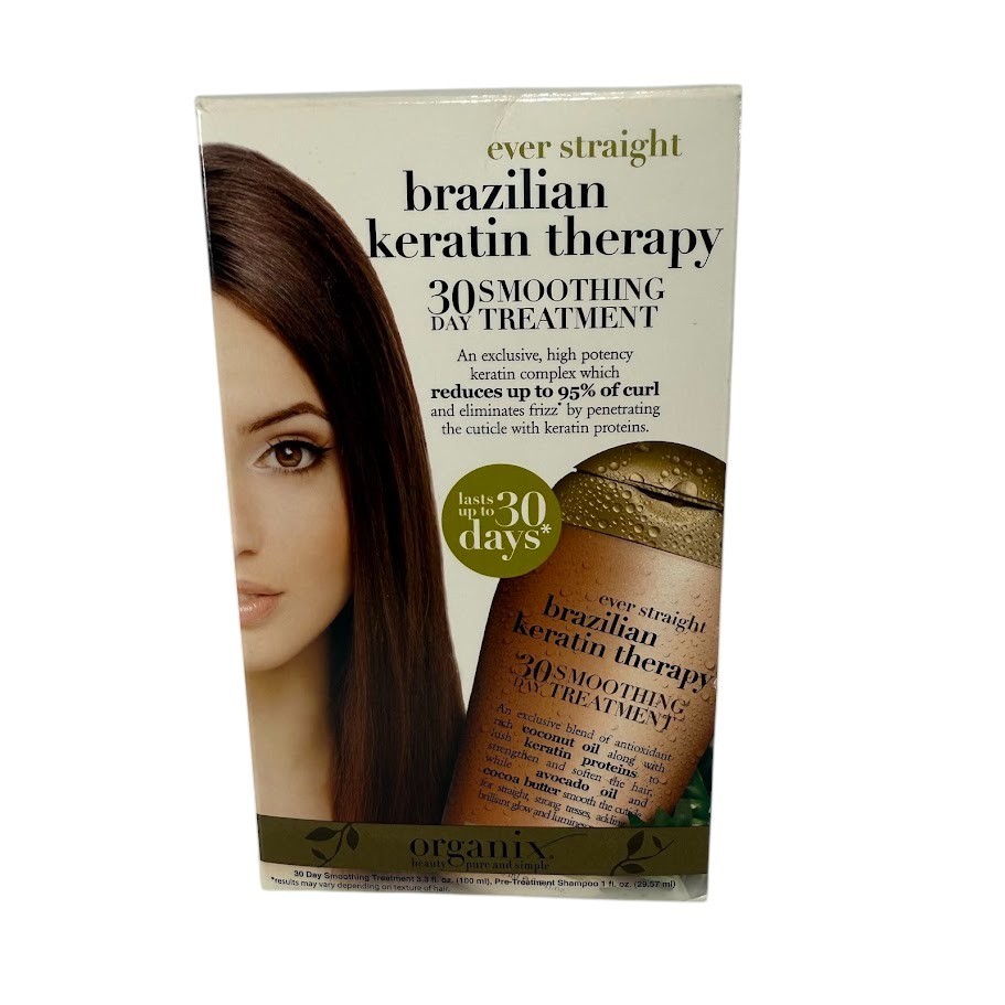 OGX Organix Ever Straight Brazilian Keratin Therapy 30 Day Smoothing Treatment