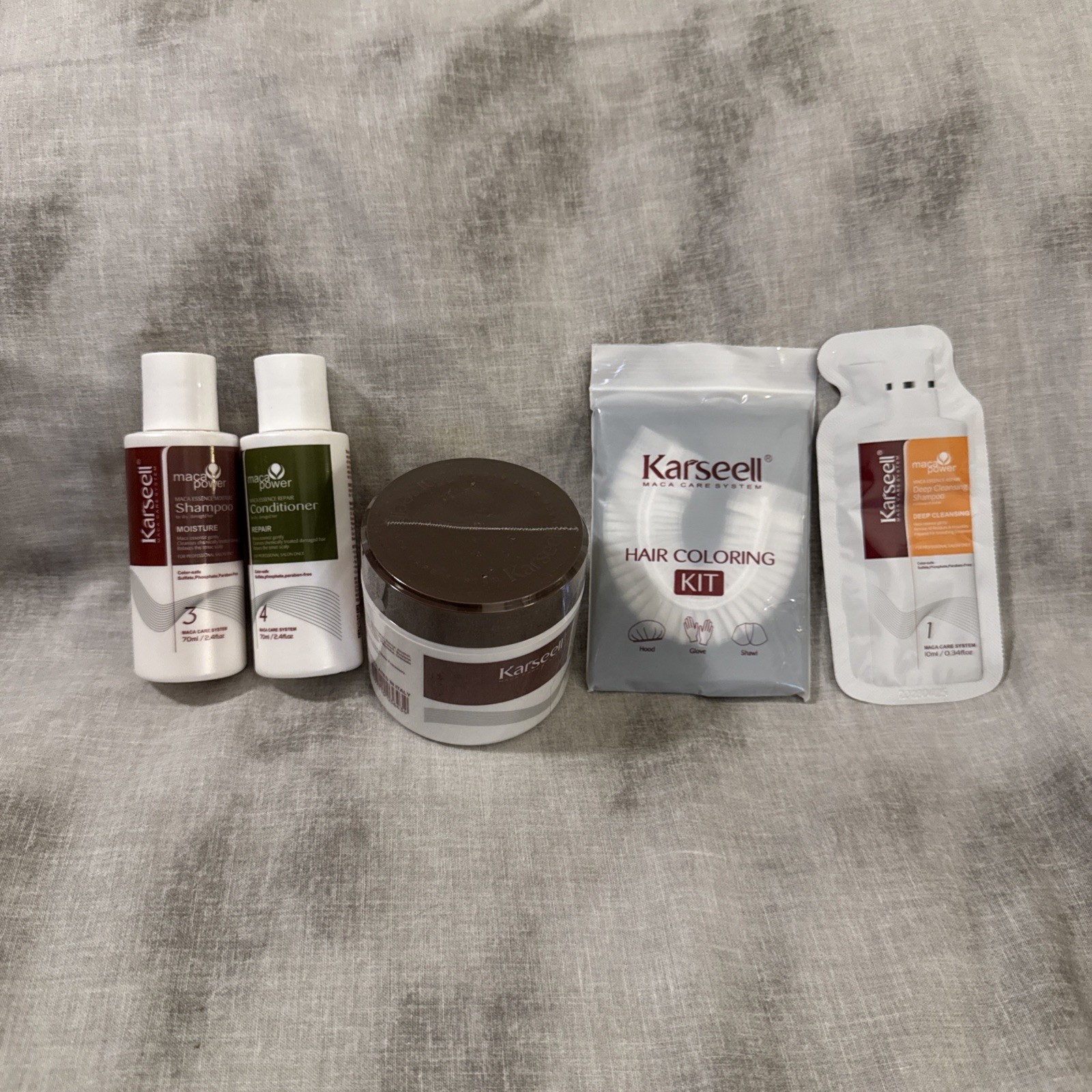 Maca essence repair Straightening Kit, 12 Weeks of Home Use Professional Stra…