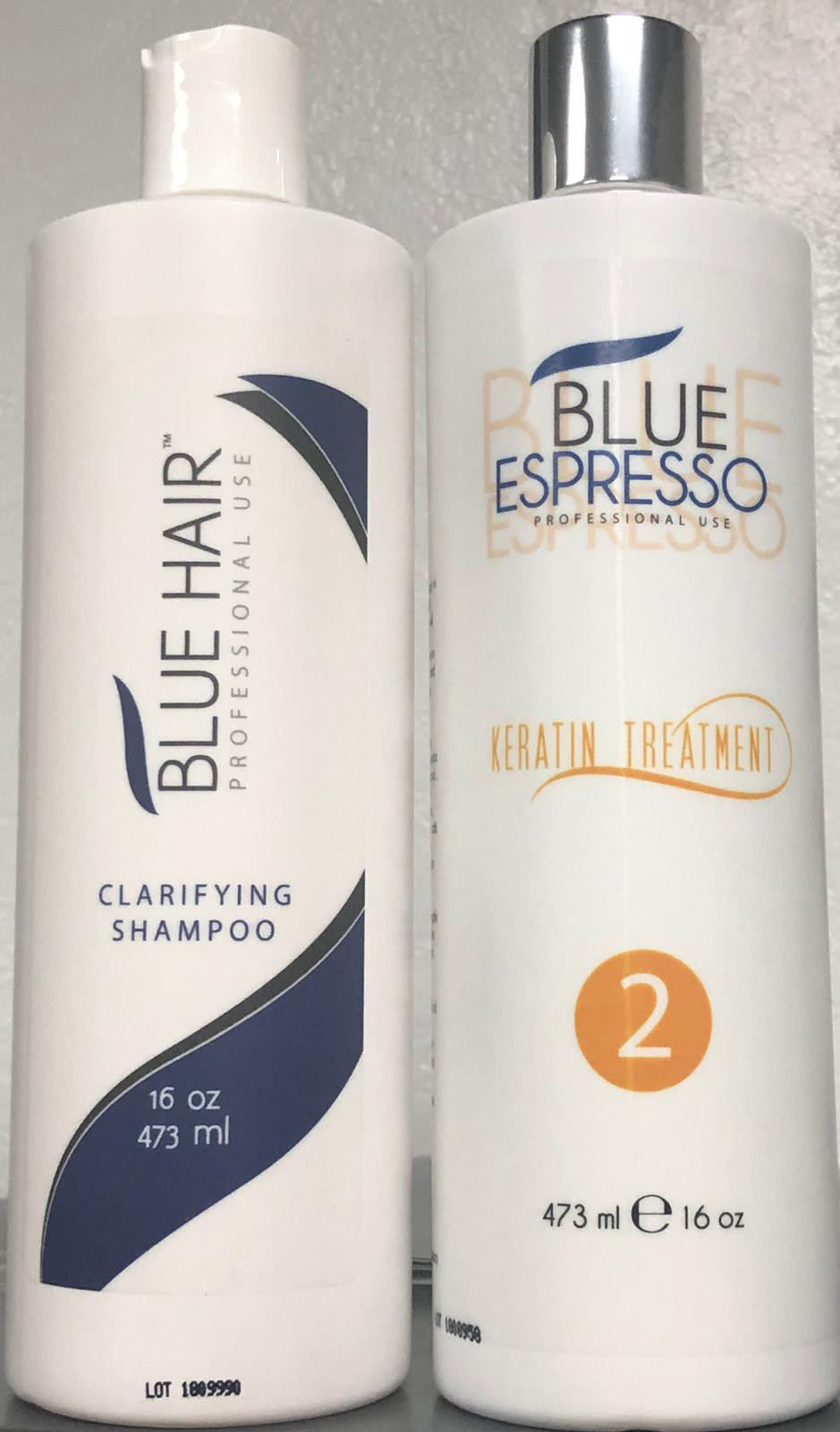 BLUE HAIR PROFESSIONAL USE Clarifying Shampoo & BLUE ESPRESSO 16 oz
