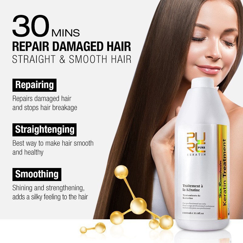 Pure Keratin Professional Hair Treatment, 33 Fl oz, 1000 ml