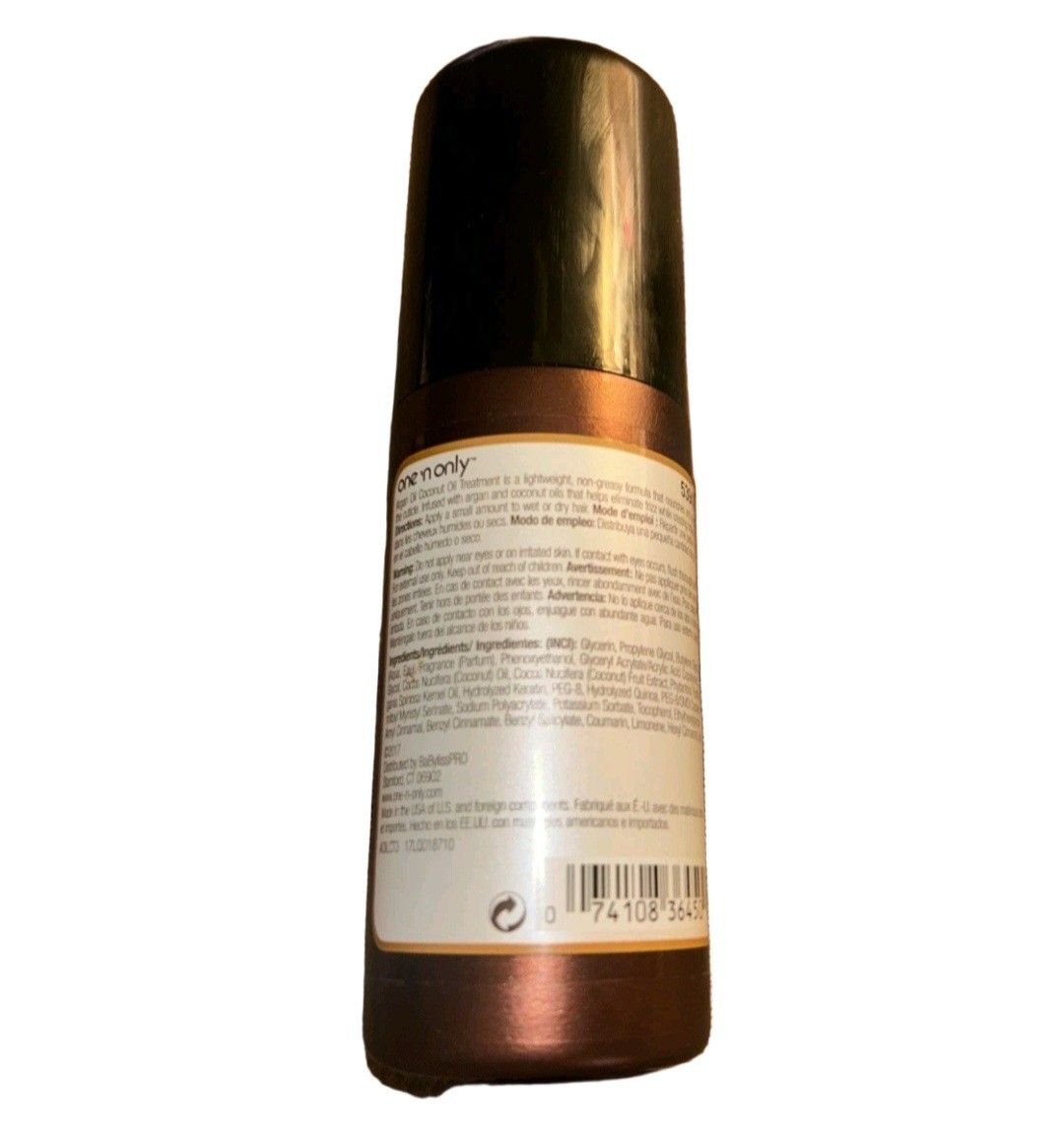 🤎 ONE ‘N ONLY 🤎 (3 Oz.) 🥥🫧 ●COCONUT WITH ARGAN OIL● Coconut Oil Treatment.