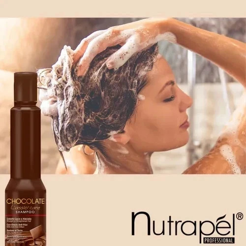 Keractive Chocolate L’assio Care Shampoo 300ml – Sulfate‑Free Anti‑Frizz Hydrati