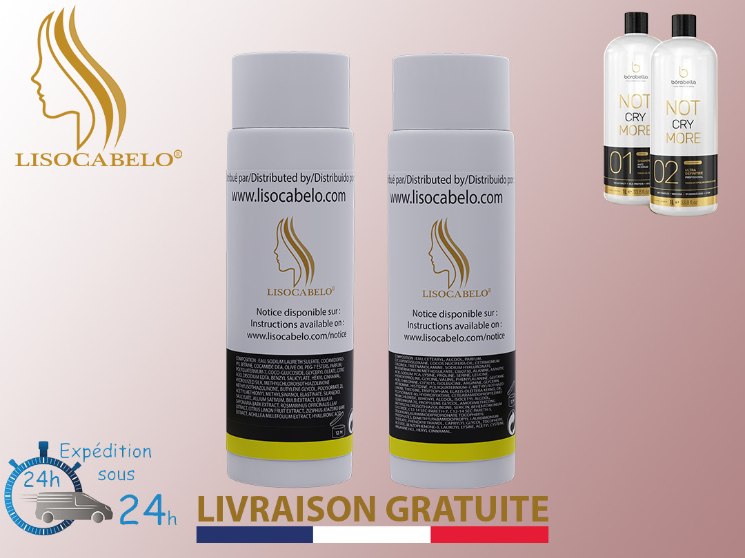 Borabella NAO CHORE MAIS Silk Protein FORMOL-FREE Smoothing Kit 2x250ml
