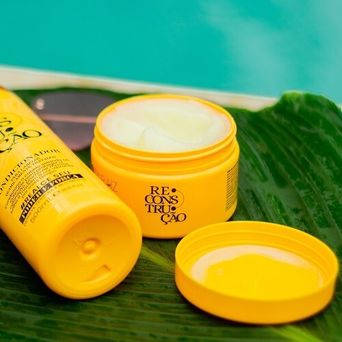 Brazilian kit reconstructing treatment hair 5 products Roza Raiz brand
