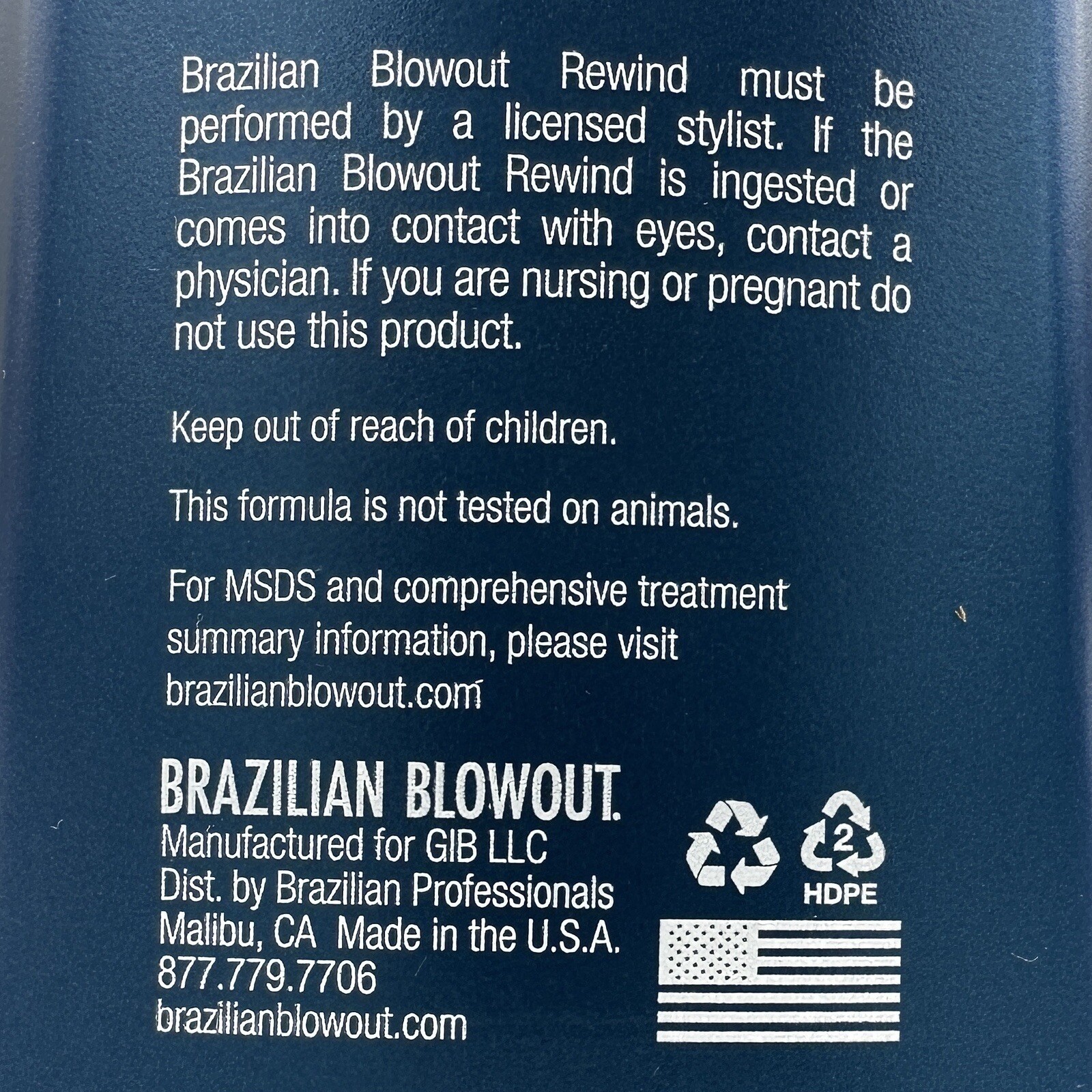 Brazilian Blowout Rewind Anti Aging Reparative Salon Treatment – 34 oz