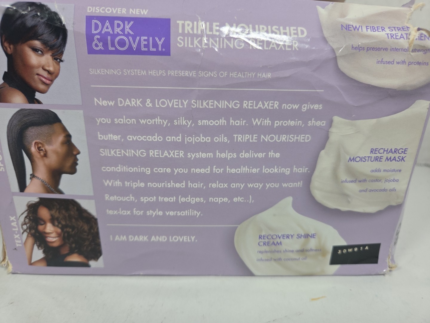 2 Pack-Softsheen-Carson Dark and Lovely Triple Nourished Silkening Relaxer No-Ly
