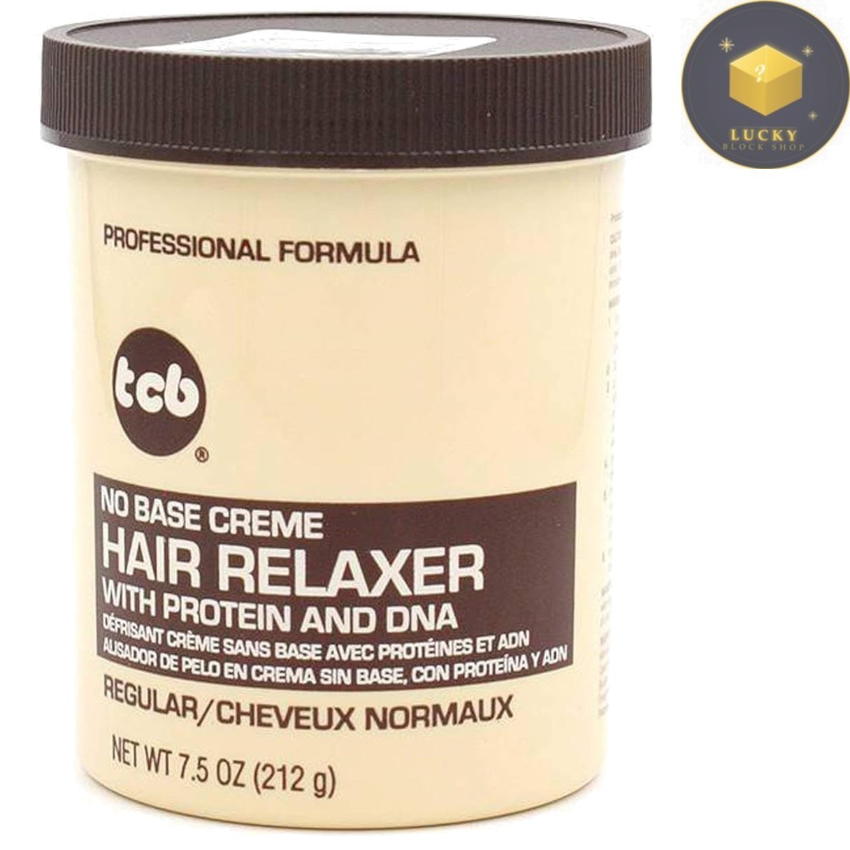 7.5oz No Base Hair Relaxer Cream – Professional Silkening for Aging Hair