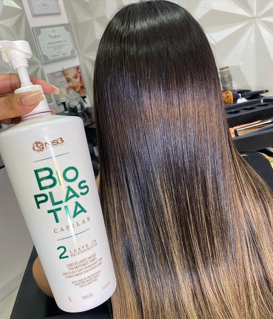 Treatment Keratin NS3 Brasil Cosmetics Bioplastia Capilar Keratin Organic