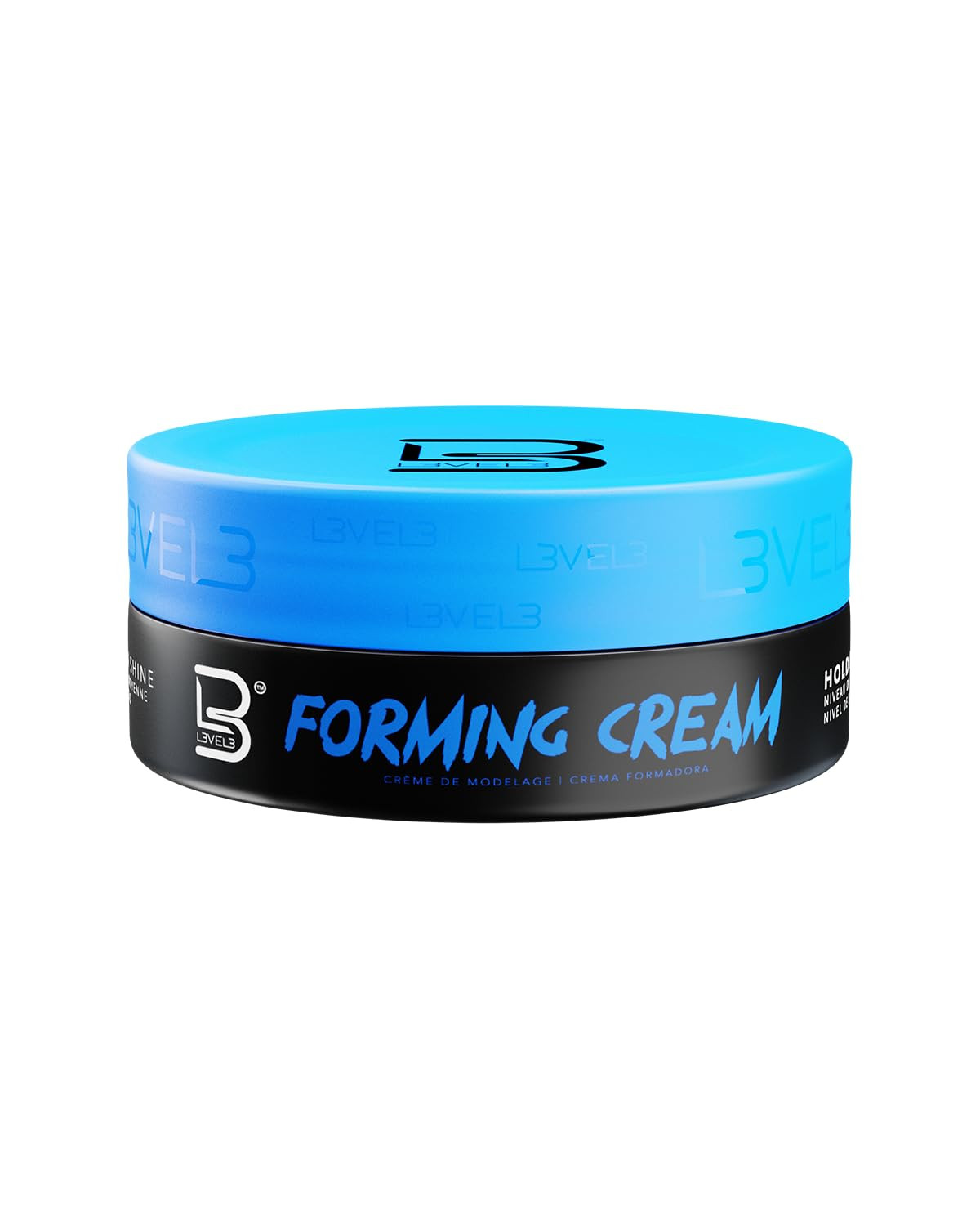 L3 Level 3 Hair Forming Cream – Strong Styling, Natural Look, Volume Boost – Non