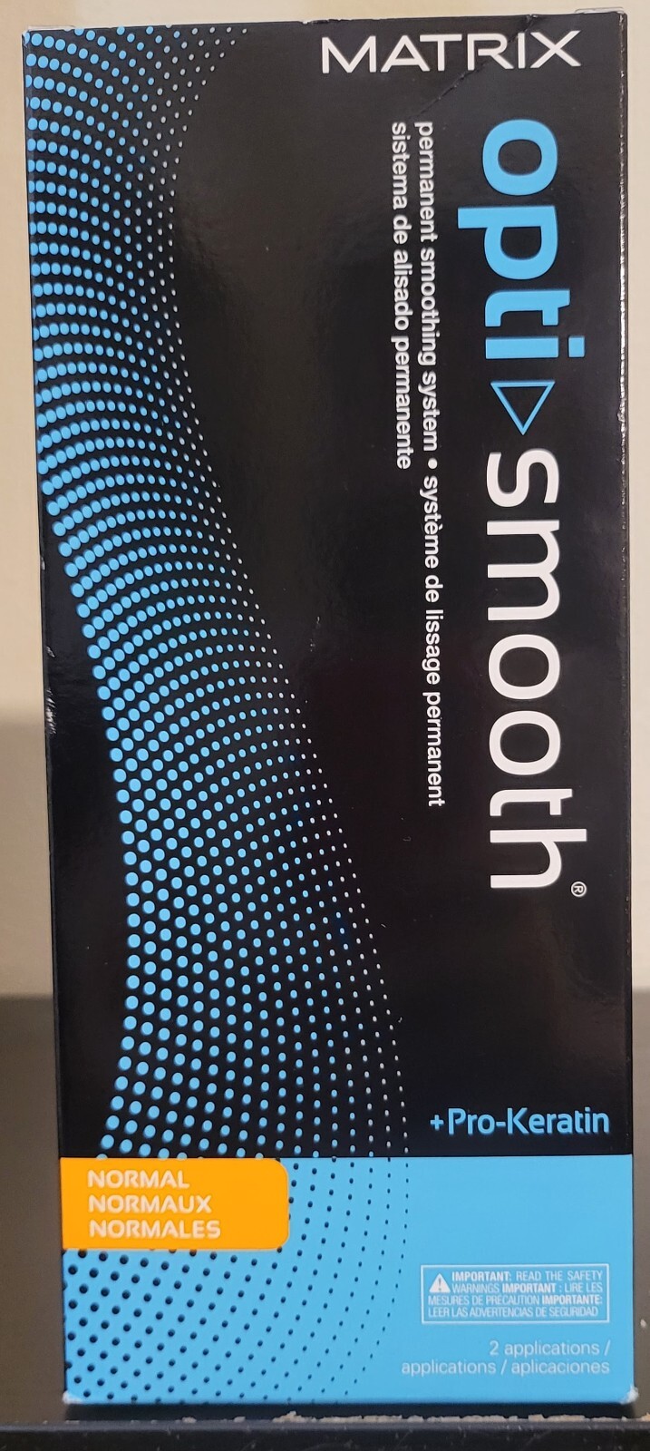 Matrix Opti Smooth Permanent Smoothing System Normal Hair 2 Applications