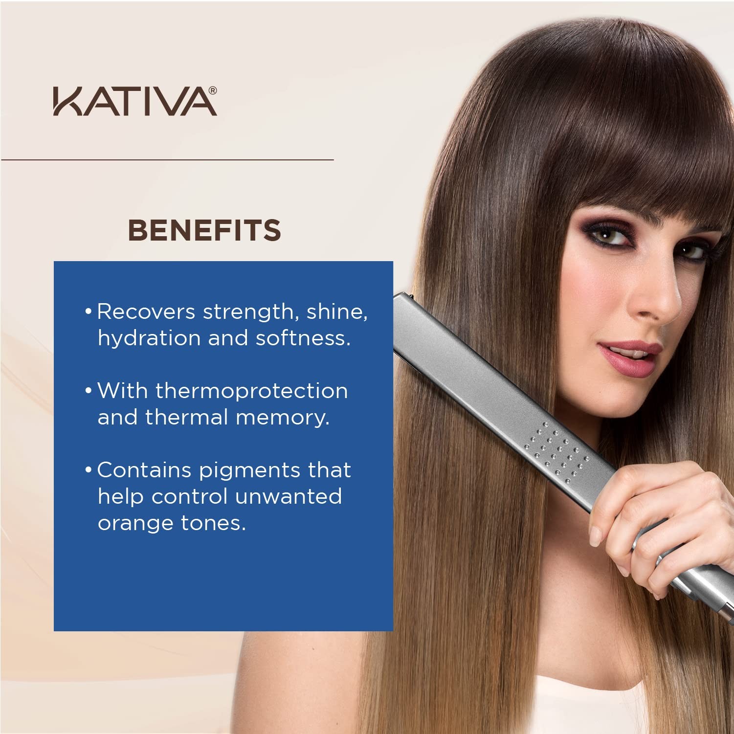 Brazilian Straightening Brunette Kit, 12 Weeks of Home Use Professional Strai…