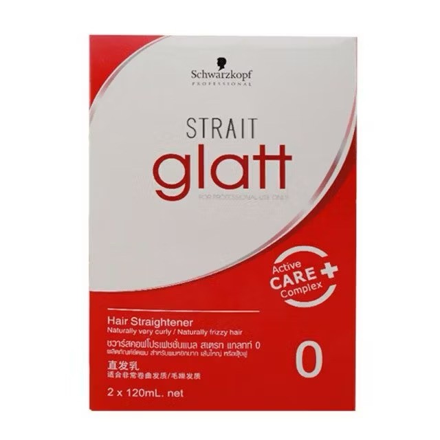 Glatt Strait Schwarzkopf Hair Straightener Cream Professional Styling No.0