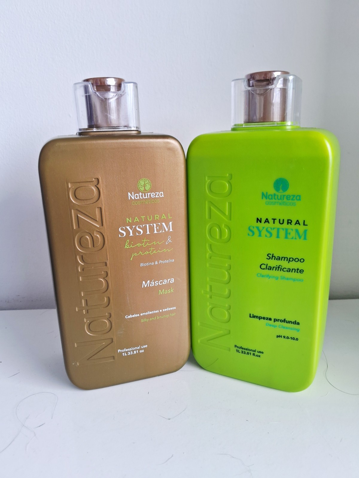 Natural System Biotin Kit 2x1L + Biotin Mask 1Kg – Natureza Cosméticos