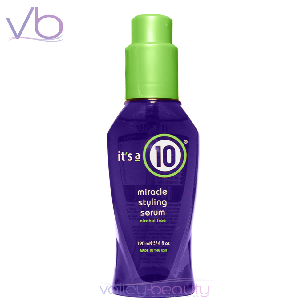 IT’S A 10 Miracle Styling Serum 120ml, Alcohol Free, Made In USA , its a 10