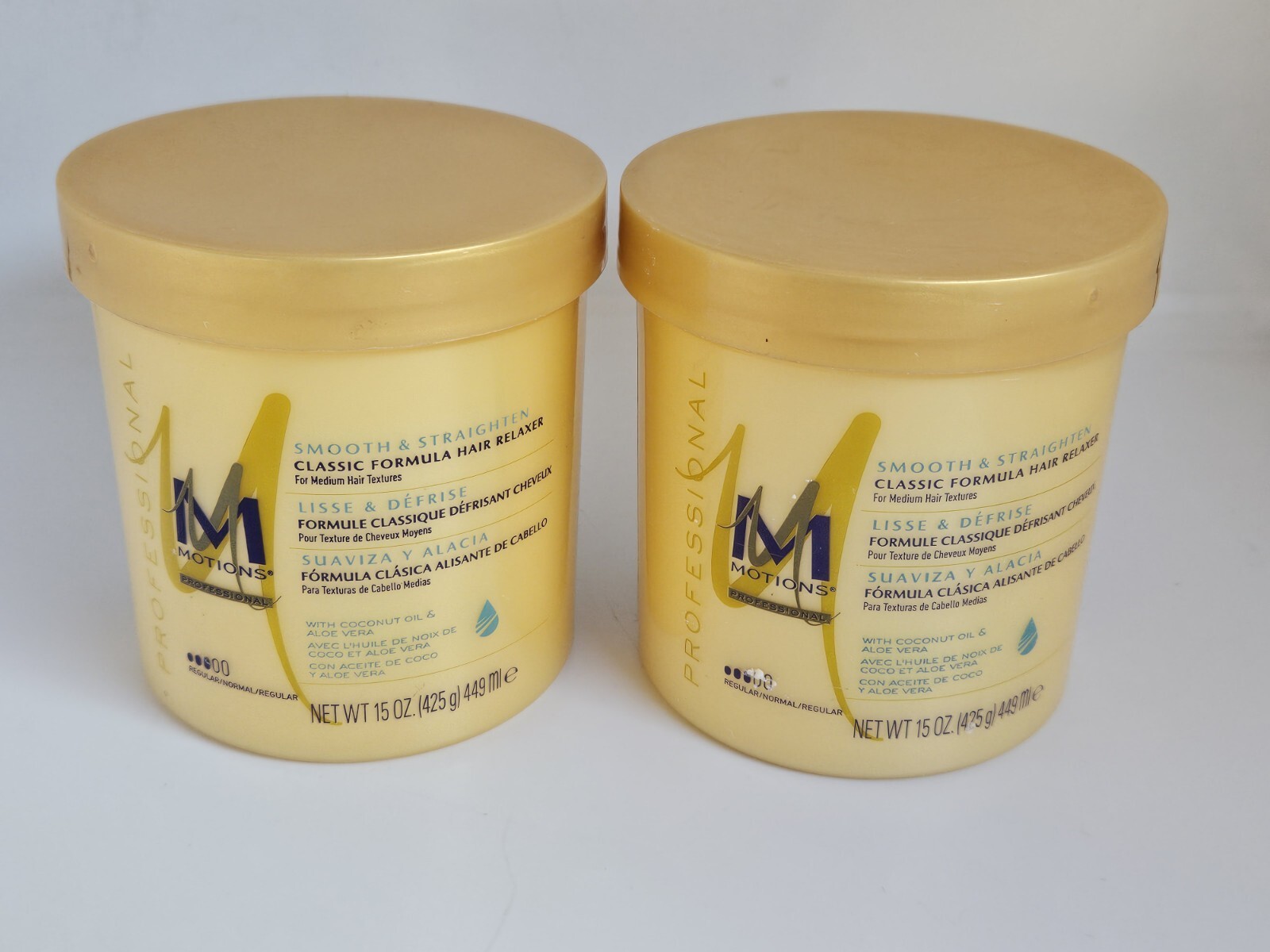 MOTIONS Smooth & Straight Classic Formula Hair Relaxer 15oz (425g) (LOT OF 2)