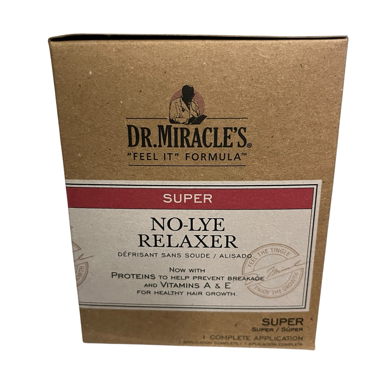 Dr. Miracle’s Feel It Formula No-Lye Relaxer Super Cream 2X Conditioning 06/2026