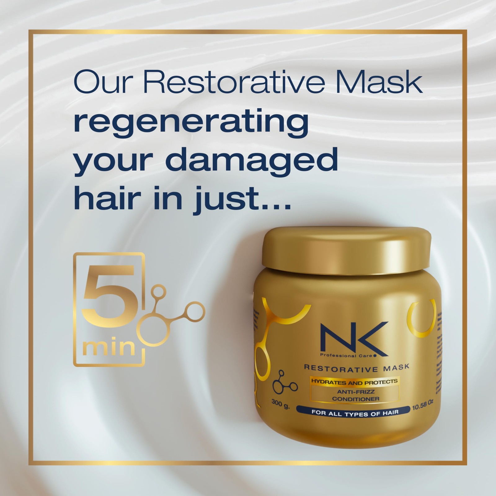 NK Sensitive Keratin Hair Straightening Treatment Vegan Formaldehyde Free.