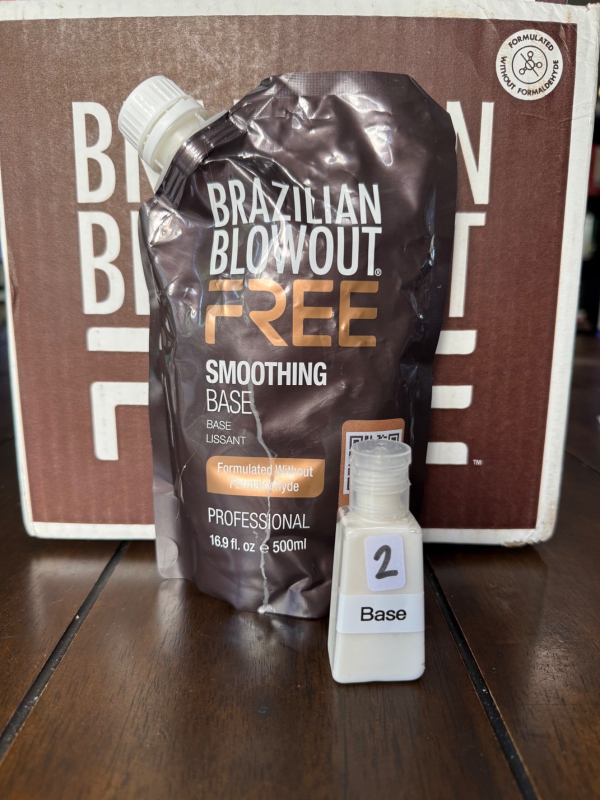 Brazilian Blowout Free kit. All 5 products in five, 1oz bottles. Smooth Hair.