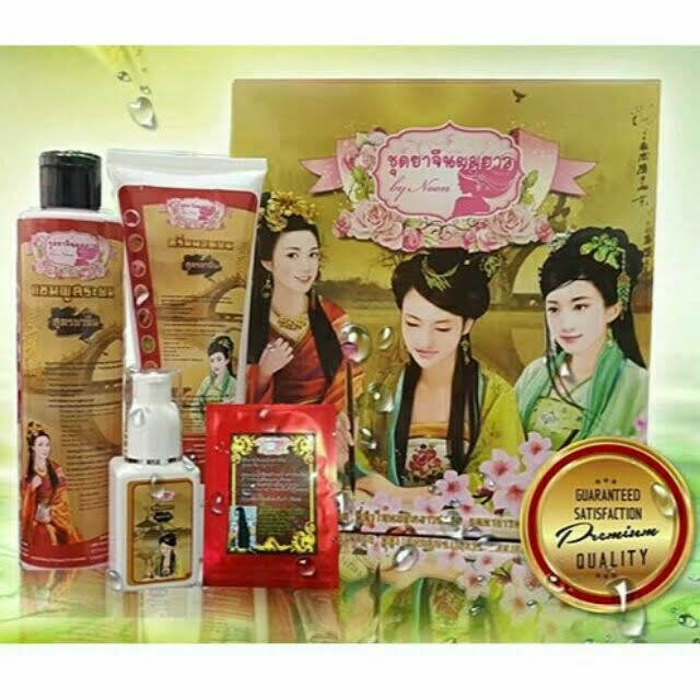 Noon Chinese Herbal Long Hair Shampoo Conditioner Serum Straightening ( 2Set)