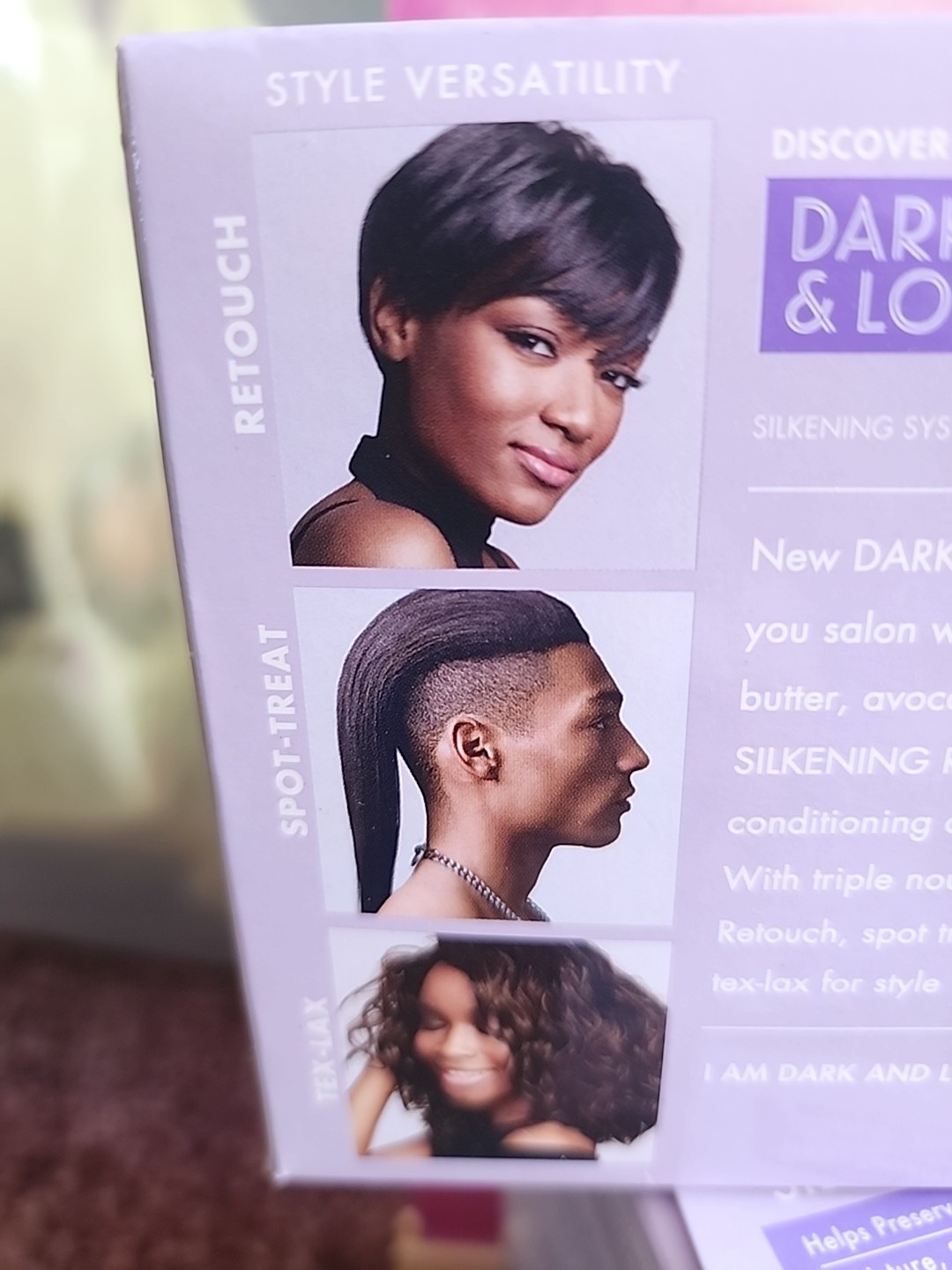Dark & Lovely Triple Nourished Silkening Relaxer Moisture No-Lye