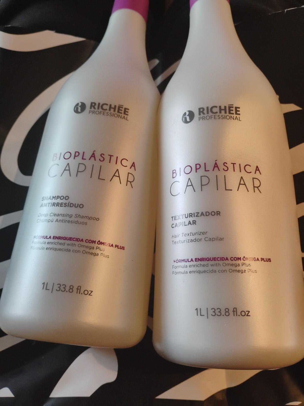 Richee Professional Bioplastica Keratin Treatment U.S. Shipper Kit 2x1L New
