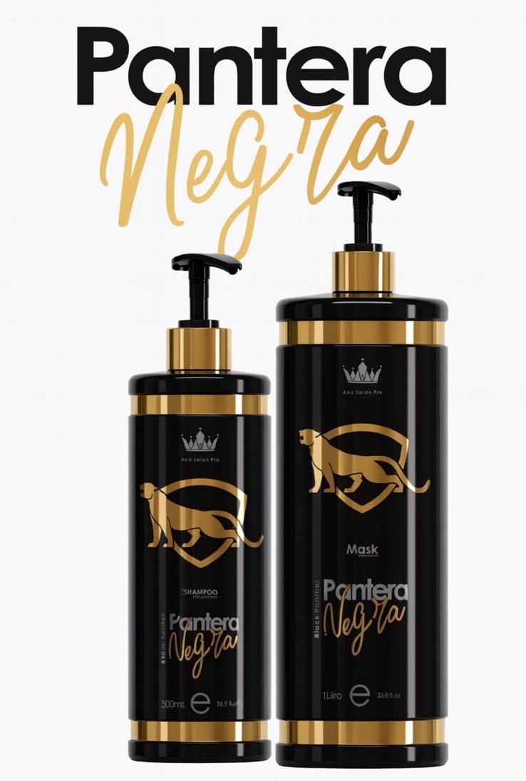 Pantera Negra Black Panther Hair Smooth Full Kit Ana Paula Carvalho