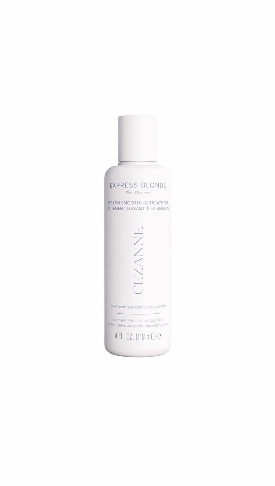 Cezanne Express Blonde Keratin Smoothing Treatment Formaldehyde-Free 4 Fl.Oz.