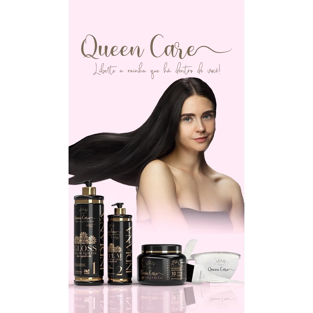 Donna Indiana Smooth Hair Volume Reducer Gloss Balm Mask Queen Care