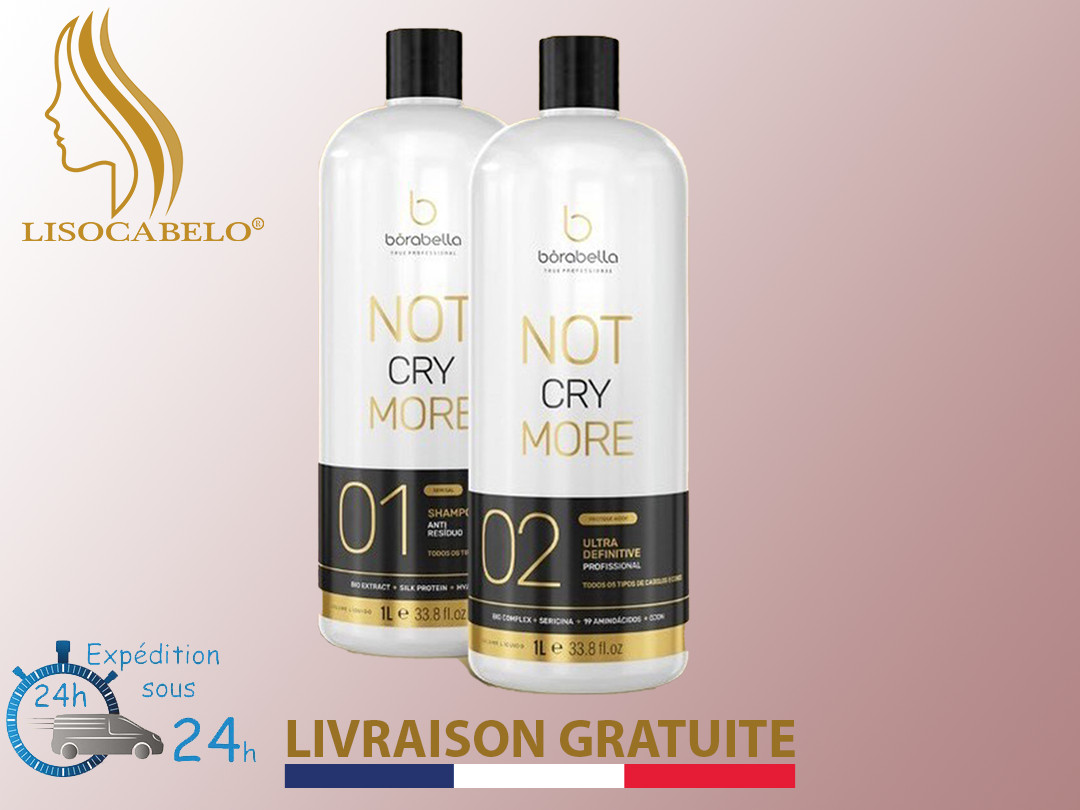 Kit 2x1000ml Smoothing Without Formaldehyde to The Lean Silk borabella Nao