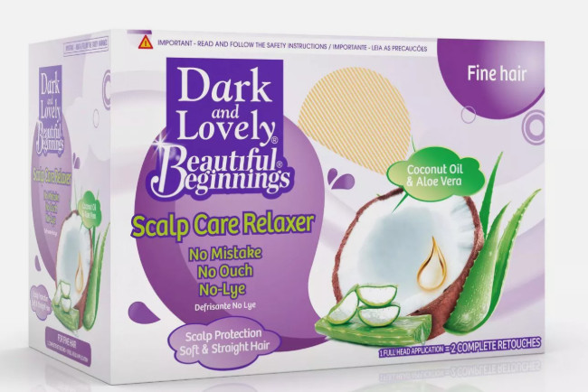 Dark and Lovely Beautiful Beginnings Soft’n Straight Relaxer Fine Hair