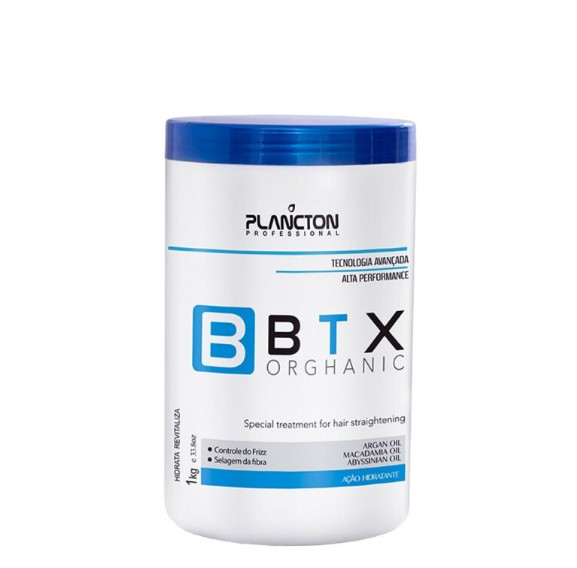 Plancton Btx Mask Orghanic Professional Hair Straightening Treatment 1Kg 34oz