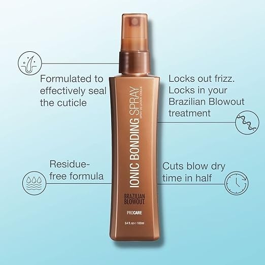Brazilian Blowout Ionic Bonding Spray, 3.4 fl oz. – New In Box!