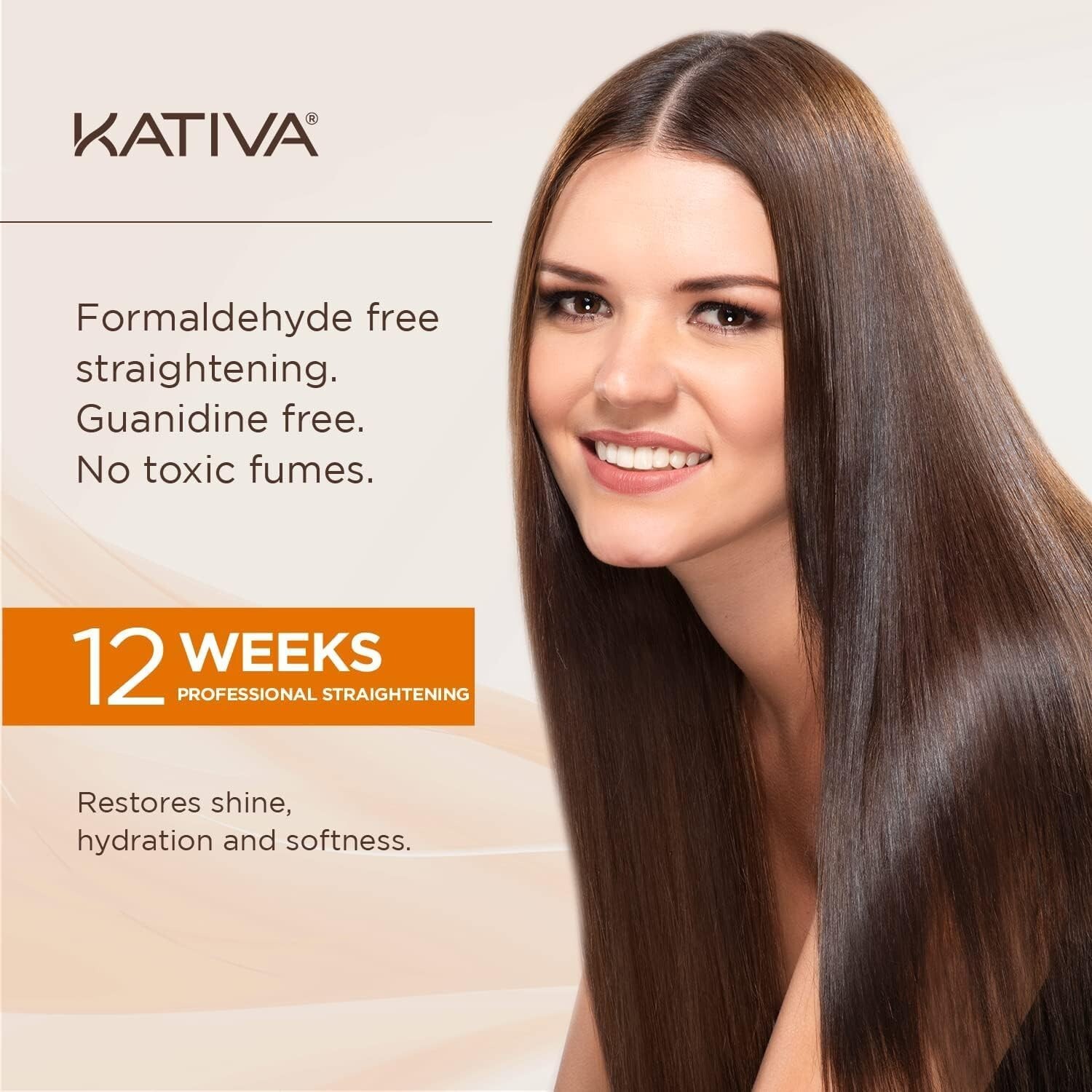Professional Home Use Brazilian Straightening Treatment with Hydration & Shine