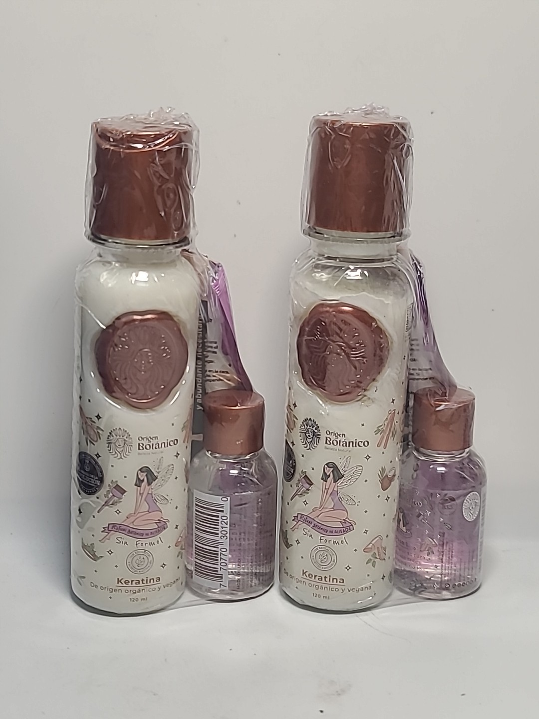 2 × Ritual Botanico • Organic and Vegan • KERATIN KIT 120 mL • NEW & SEALED