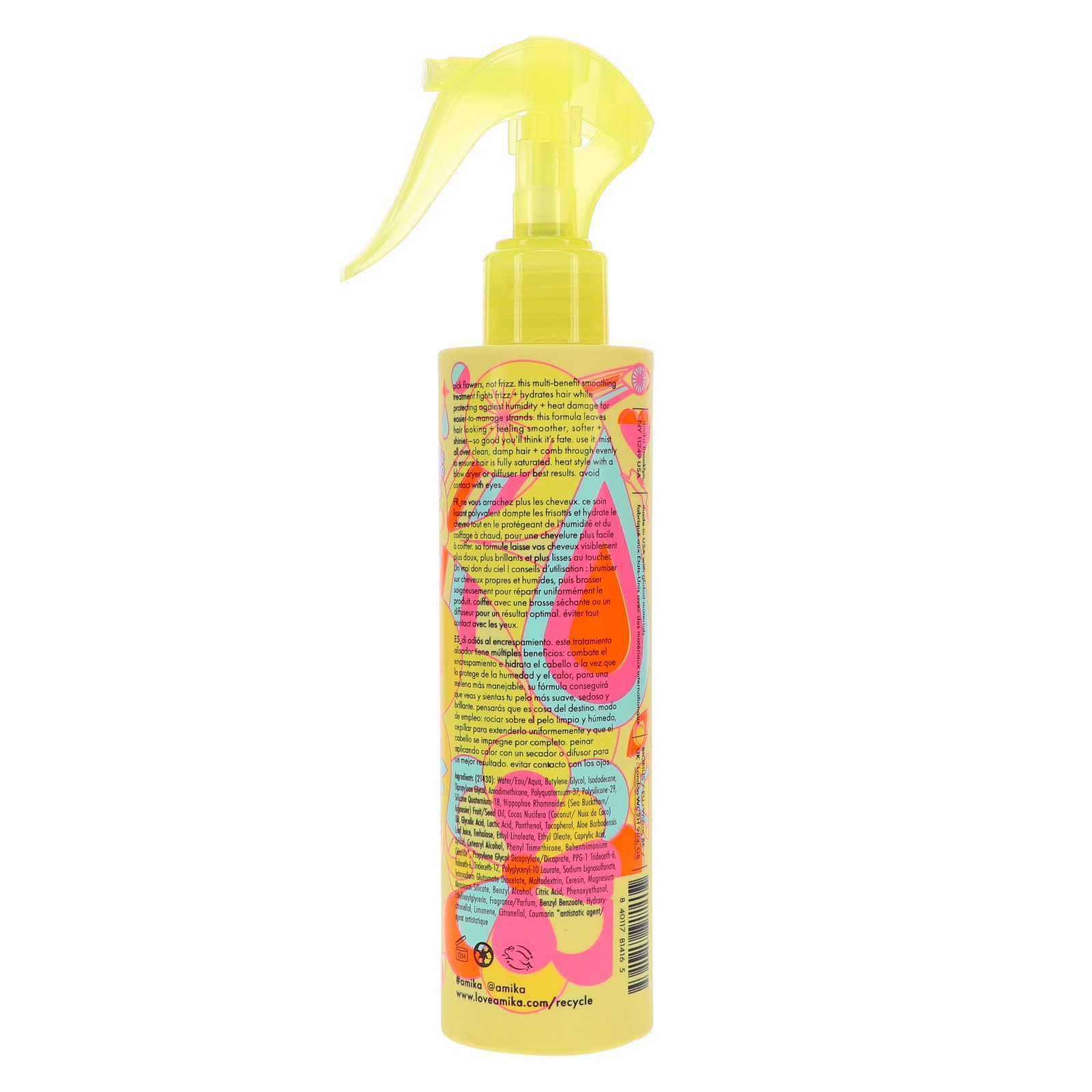 Amika Frizz-Me-Not Hydrating Anti-Frizz Treatment 6.7 oz 2 Pack