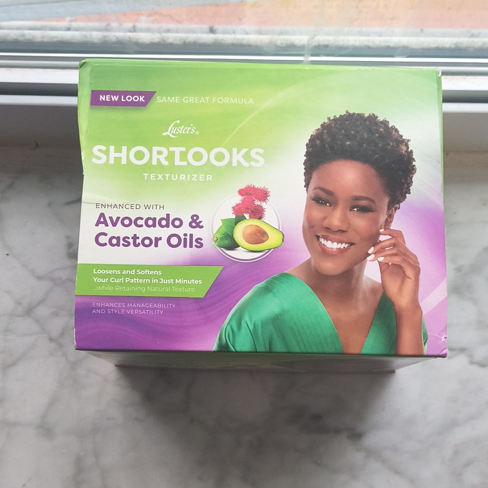 Luster Products ShortLooks Texturizer with Avocado & Castor Oils for Curly Hair