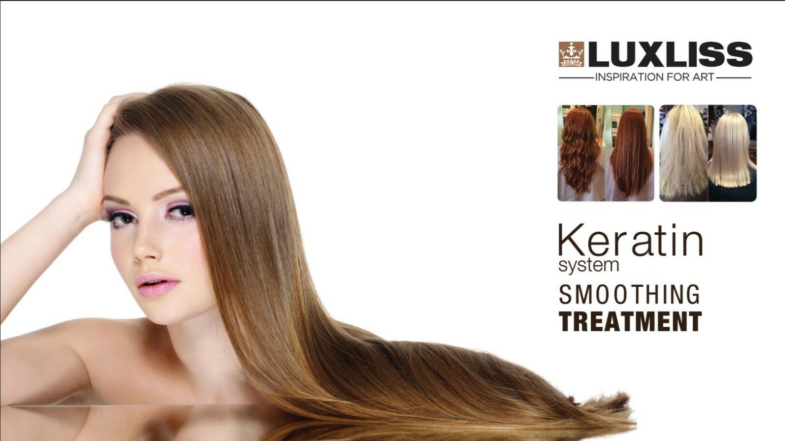 Luxliss Keratin System Smoothing Treatment &Shampoo Straighten Repair Frizz Hair
