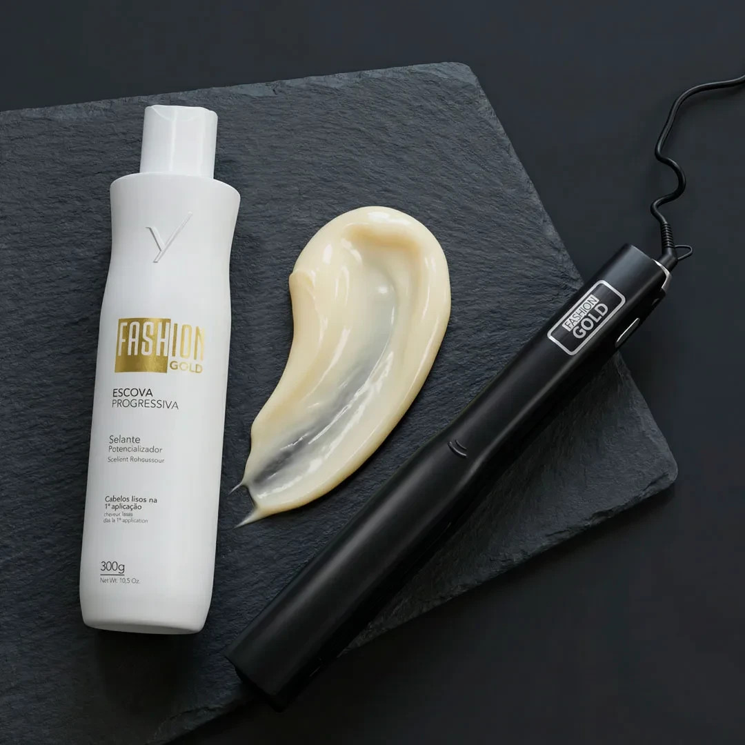 Fashion Gold Brazilian Keratin Hair Straightening Treatment 300g Smoothing Kit