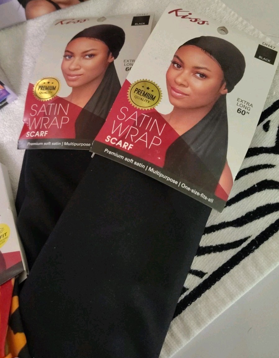 3x Dark and Lovely Triple Nourished Silkening Hair Relaxer +Kiss Accessories Lot