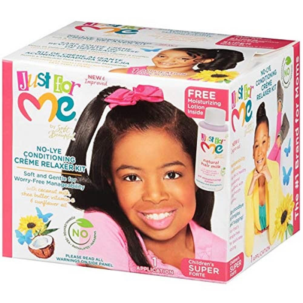 Just For Me No Lye Conditioning Creme Relaxer Kit Hair Care 1 Count