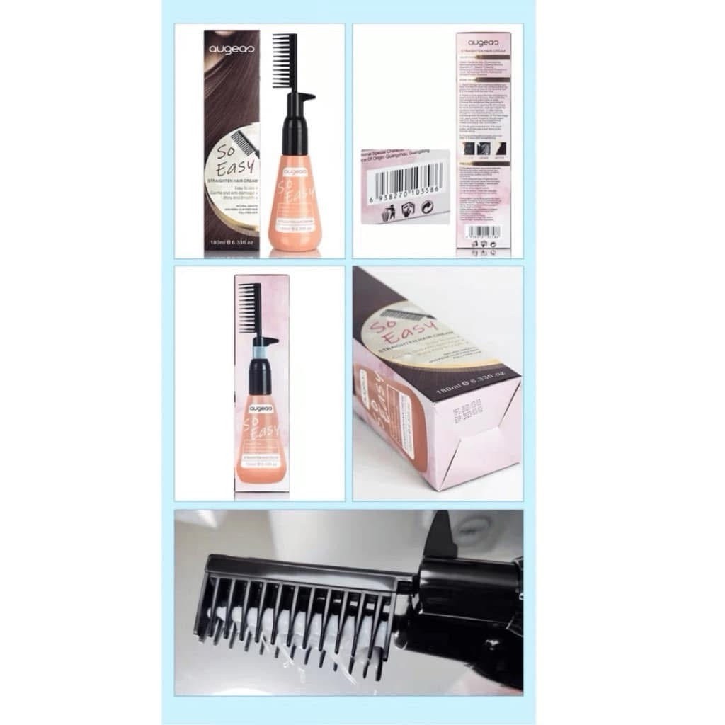 Augeao So Easy Hair Cream Straightening Cream, Easy To Use, Shine & Smooth