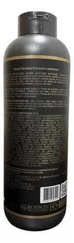 Robson Peluquero Black Toner Treatment Rp Silver Luminous Hair Toning – 34 Oz