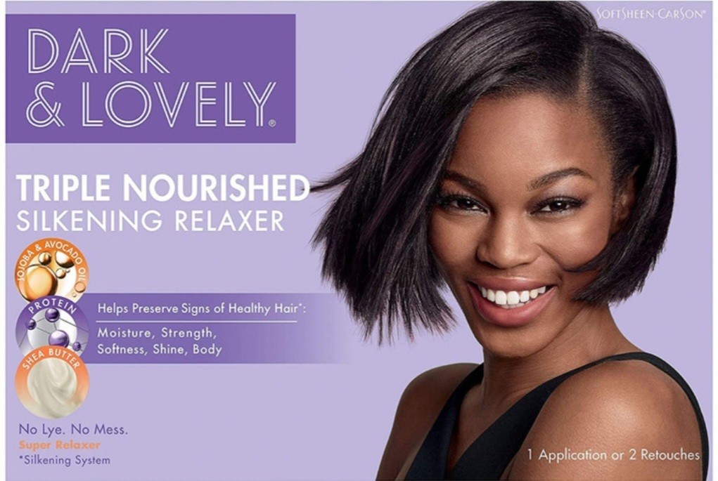 Softsheen-Carson Dark & Lovely Triple Nourish No-Lye Silkening Relaxer Kit Super