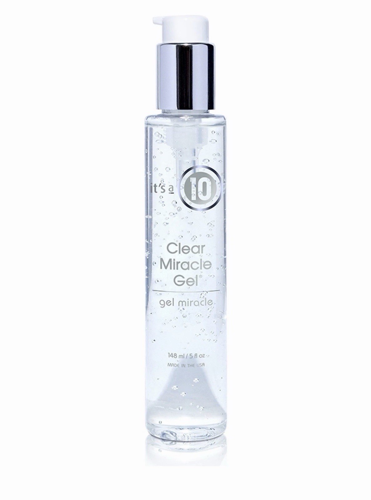 It’s A 10 Clear Miracle Gel 5 oz Smoothing Shine Enhancing, All Types Hair Gel