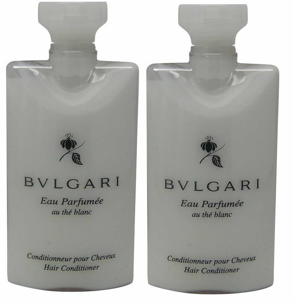 Bvlgari White Tea au the blanc Conditioner lot of 2 each 2.5oz Total of 5oz