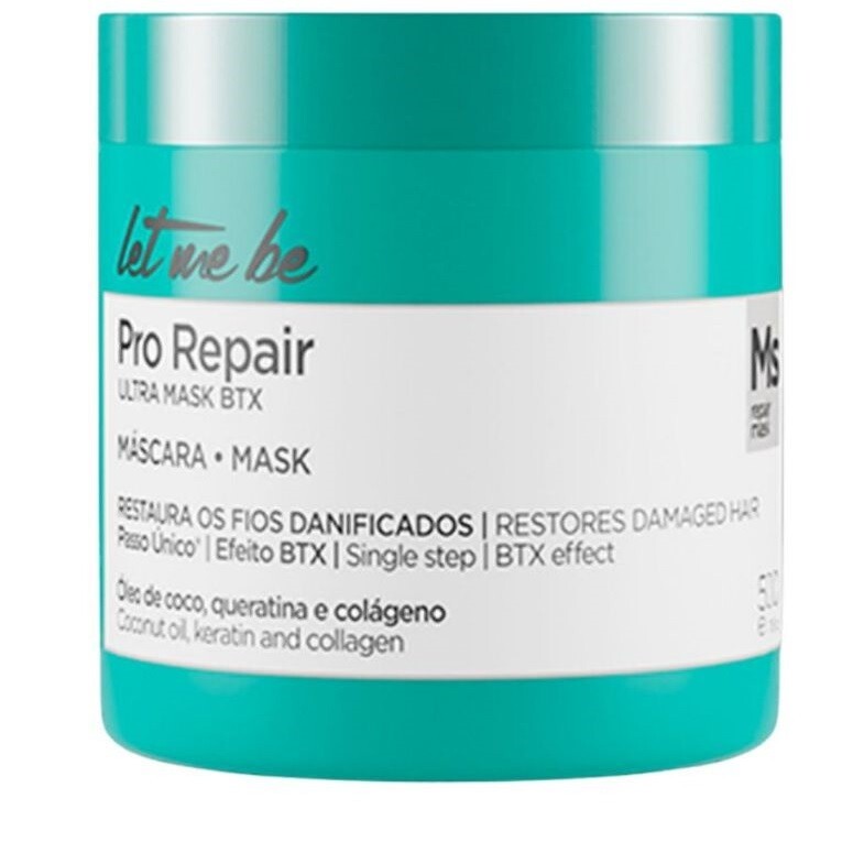 Brazilian Hair Keratin Let Me Be Pro Repair Straightening Mask 500g 17.6fl oz