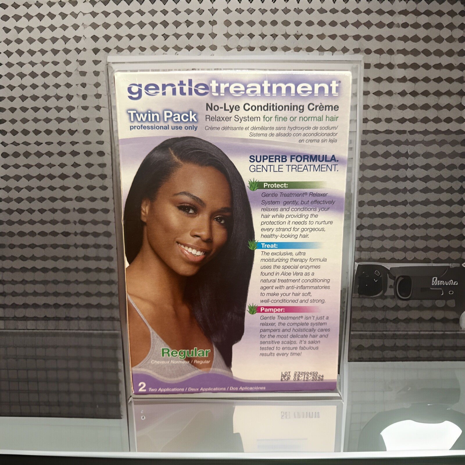 Gentle treatment Conditioning Relaxer System Twin Pack Regular(2 Application)