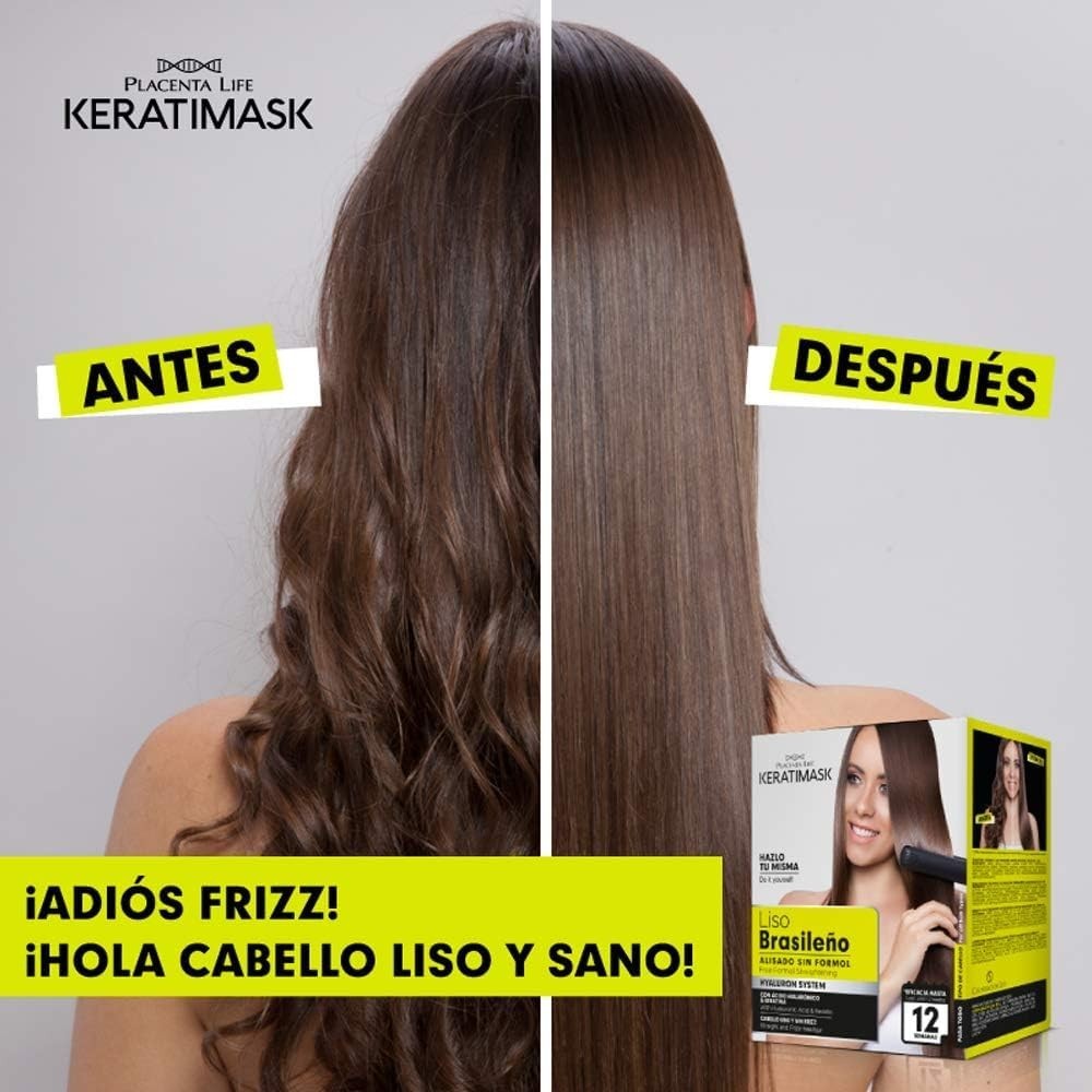 PLACENTA LIFE KERATIMASK Brazilian Straightening Kit Keratin Treatment