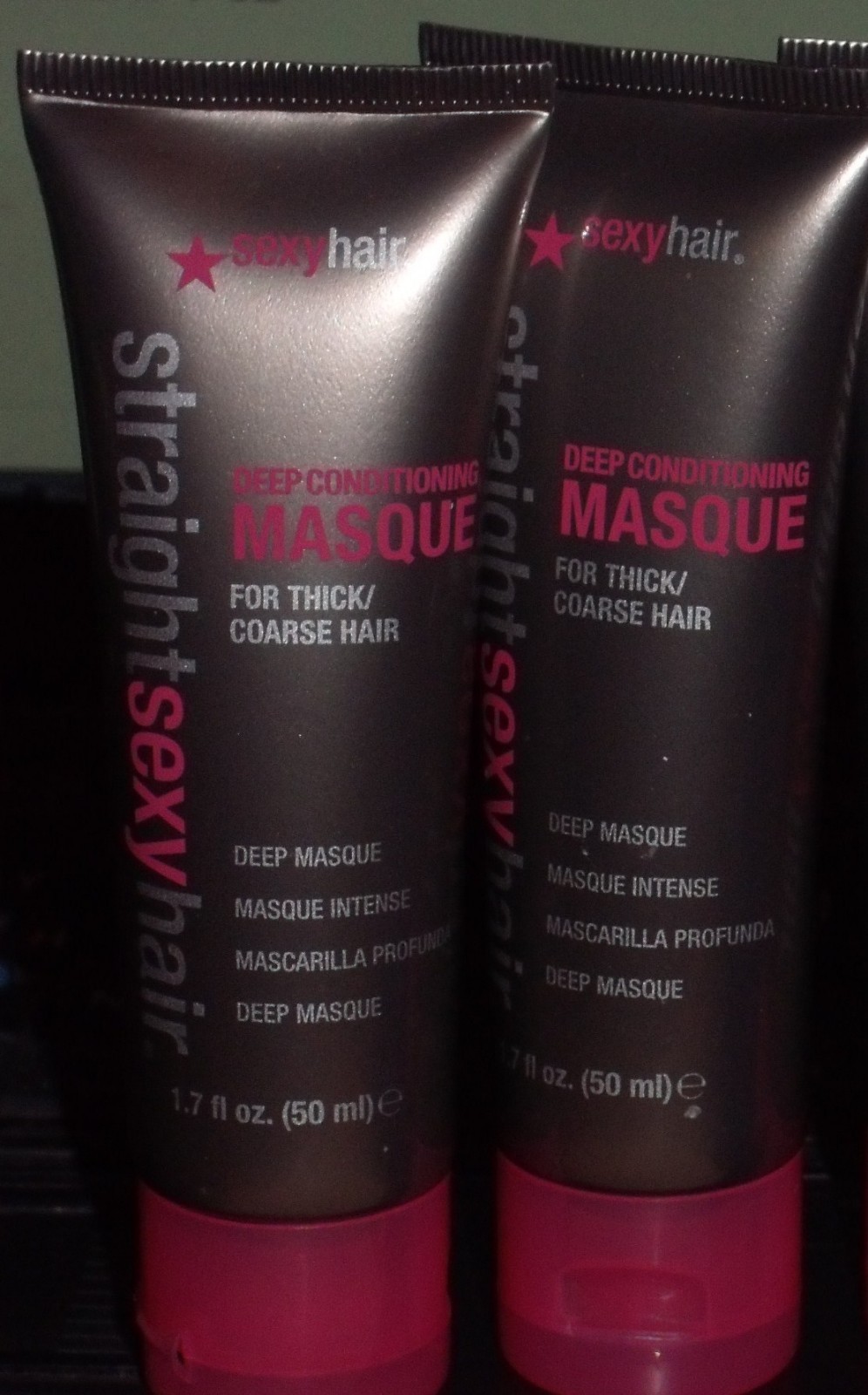 lot of (2) Straight Sexy Hair Deep Conditioning Mask by Sexy Hair, 1.7 Ounce ea